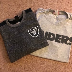 Oakland Raiders Apparel: sweater and t-shirt